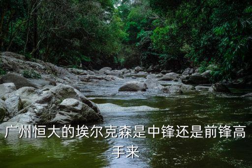 廣州恒大的埃爾克森是中鋒還是前鋒高手來