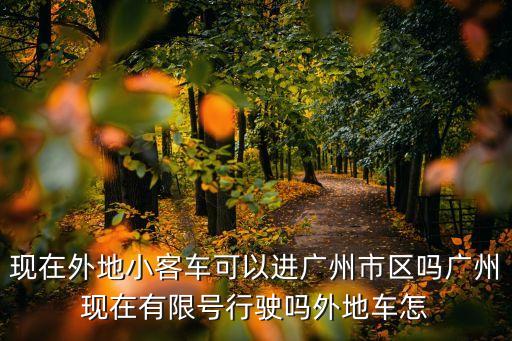 6月1日允許外地人進(jìn)入廣州嗎，現(xiàn)在外地小客車可以進(jìn)廣州市區(qū)嗎廣州現(xiàn)在有限號行駛嗎外地車怎