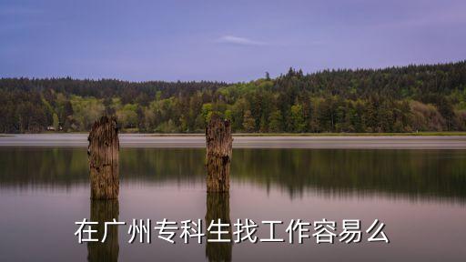 在廣州專科生找工作容易么