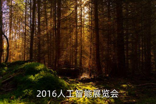 2016人工智能展覽會