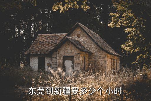 東莞到新疆要多少個小時