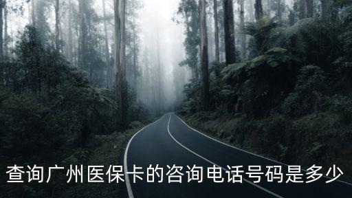 查詢廣州醫(yī)保卡的咨詢電話號(hào)碼是多少