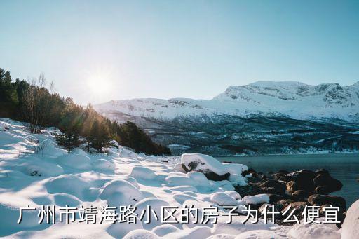 廣州駿威學區房房價，廣州市靖海路小區的房子為什么便宜