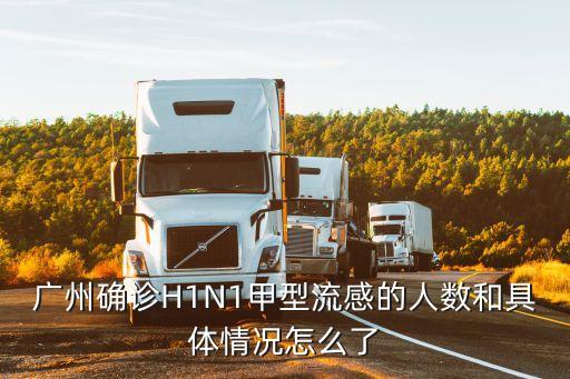 廣州確診H1N1甲型流感的人數(shù)和具體情況怎么了