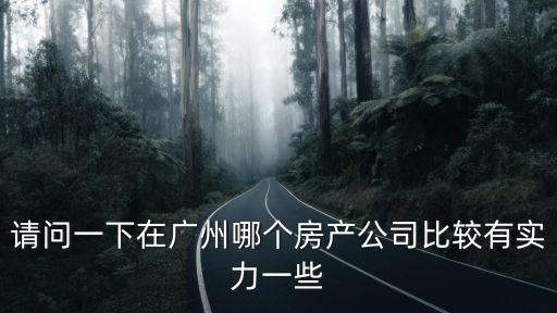 廣州建佳房地產，廣州房地產企業 名錄