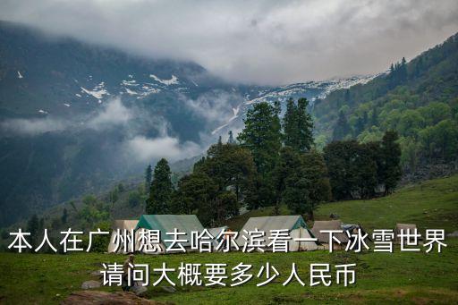 本人在廣州想去哈爾濱看一下冰雪世界請問大概要多少人民幣