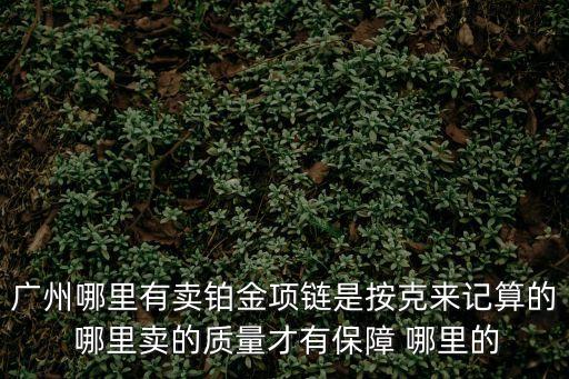 廣州鉑金，廣州哪里有賣鉑金項鏈?zhǔn)前纯藖碛浰愕?哪里賣的質(zhì)量才有保障 哪里的