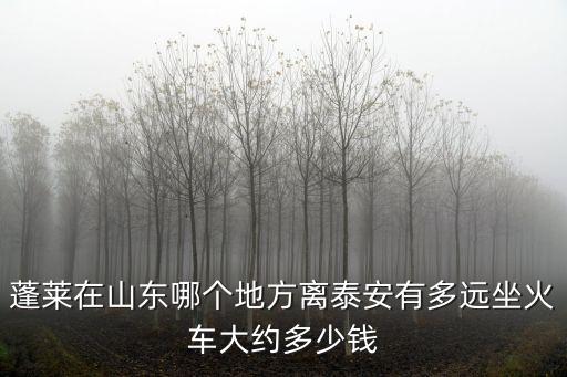蓬萊廣州路離山東有多遠，蓬萊距青島有多遠