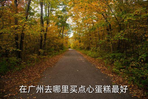在廣州去哪里買點心蛋糕最好