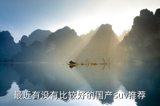 國產車suv，國產SUV有哪些可以選擇