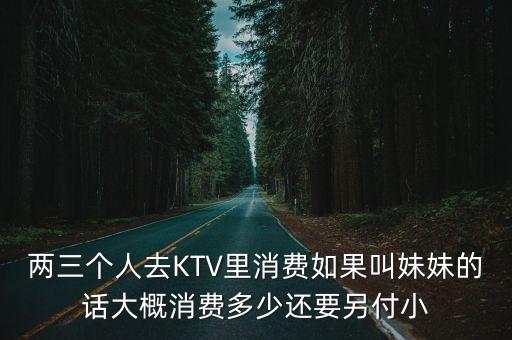 兩三個人去KTV里消費(fèi)如果叫妹妹的話大概消費(fèi)多少還要另付小