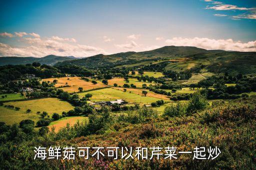 海鮮菇可不可以和芹菜一起炒
