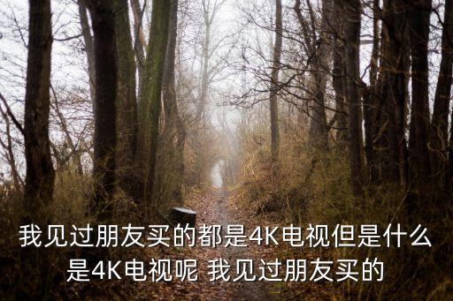 什么是4K電視機(jī)，我見(jiàn)過(guò)朋友買(mǎi)的都是4K電視但是什么是4K電視呢 我見(jiàn)過(guò)朋友買(mǎi)的