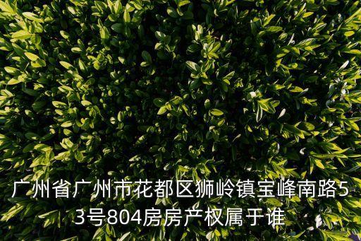 廣州嘉信華庭是小產權嗎，廣州市番禺區市橋光明北路12號錦繡華庭3座四樓402是什么公司