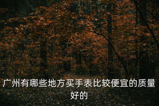 廣州十三行特價(jià)手表，廣州有哪些手表市場(chǎng)哪里批發(fā)最低價(jià)任何牌子的表都行
