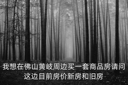 廣州佛山黃岐買房怎么樣，佛山黃岐的治安怎么樣想在那邊買房子適合居住嗎