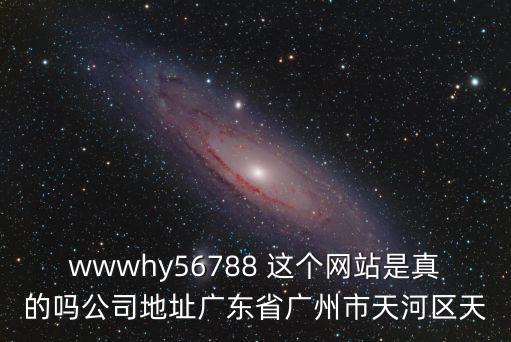 wwwhy56788 這個(gè)網(wǎng)站是真的嗎公司地址廣東省廣州市天河區(qū)天