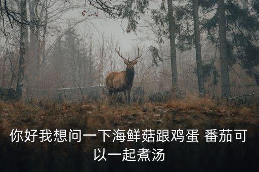 你好我想問一下海鮮菇跟雞蛋 番茄可以一起煮湯