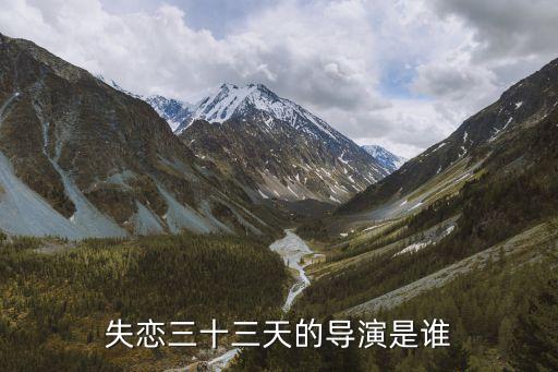 失戀三十三天的導演是誰
