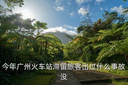 今年廣州火車站滯留旅客出過什么事故沒