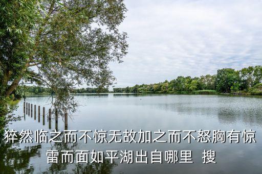 猝然臨之而不驚無故加之而不怒胸有驚雷而面如平湖出自哪里  搜