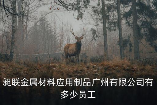 昶聯(lián)金屬材料應(yīng)用制品廣州有限公司有多少員工