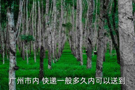 廣州市內(nèi) 快遞一般多久內(nèi)可以送到
