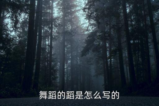 舞蹈的蹈的筆順，舞蹈的蹈字共有幾畫第十五畫是什么