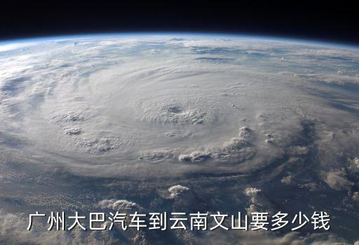 廣州大巴汽車到云南文山要多少錢