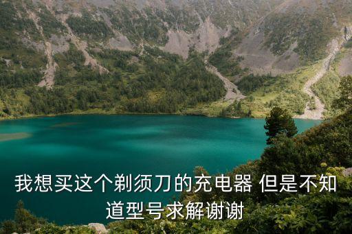 廣州泉精器剃須刀充電器，我想買這個剃須刀的充電器 但是不知道型號求解謝謝