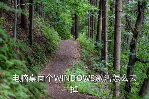 激活windows怎么去掉，電腦桌面?zhèn)€WINDOWS激活怎么去掉