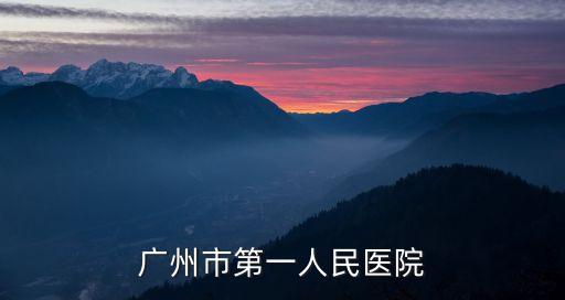 廣州市第一人民醫(yī)院