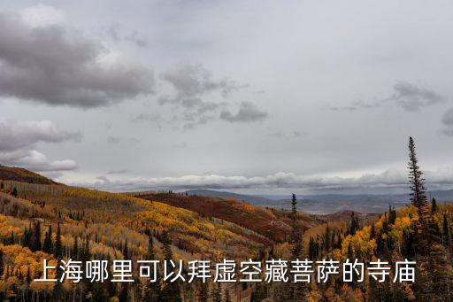 虛空藏菩薩道場，上海哪里可以拜虛空藏菩薩的寺廟