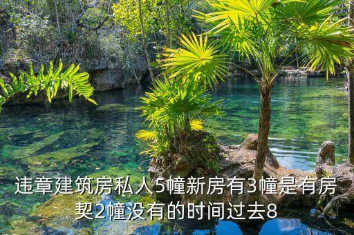 違章建筑房私人5幢新房有3幢是有房契2幢沒有的時(shí)間過去8