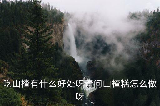 吃山楂有什么好處呀請(qǐng)問(wèn)山楂糕怎么做呀