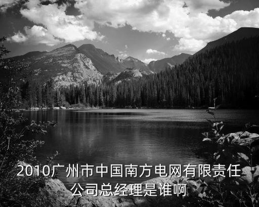 廣州供電局有限公司領(lǐng)導(dǎo)簡歷，廣州南方電網(wǎng)局長名字叫什么