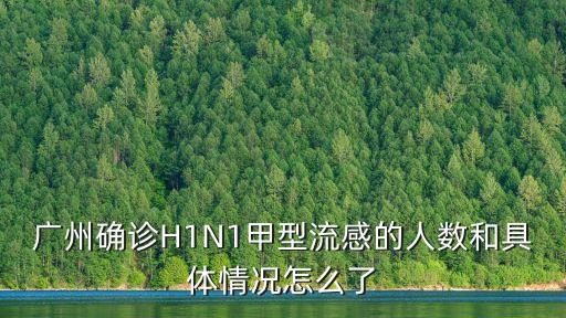 廣州確診H1N1甲型流感的人數(shù)和具體情況怎么了