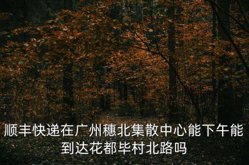 無人機快遞廣州，順豐無人機送快遞有實際意義嗎