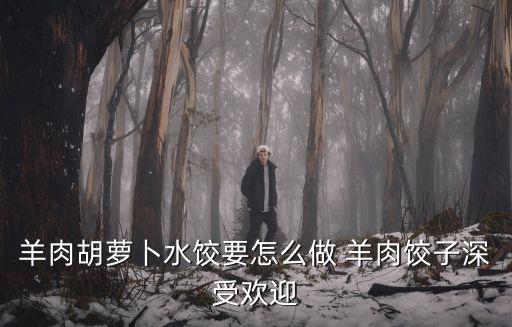 羊肉胡蘿卜水餃要怎么做 羊肉餃子深受歡迎