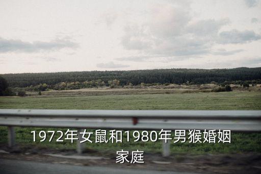1972年女鼠和1980年男猴婚姻家庭