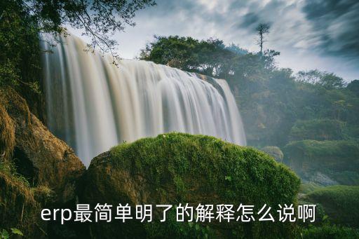 erp系統erp系統，什么是ERP系統