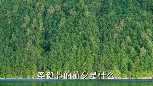 圣誕節前夜，圣誕節的前夕是什么