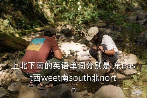 上北下南的英語單詞分別是 東east西weet南south北north