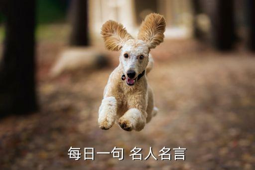 名人的名言，好的名人名言