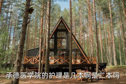 承德醫(yī)學(xué)院的護(hù)理是幾本啊是二本嗎