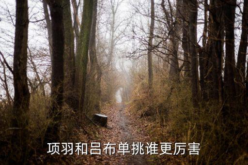 項羽和呂布單挑誰更厲害
