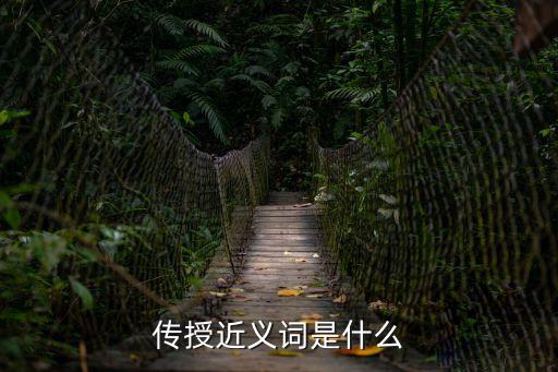 傳授近義詞是什么
