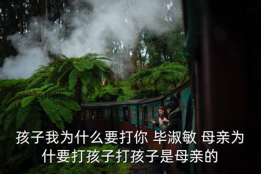 孩子我為什么要打你 畢淑敏 母親為什要打孩子打孩子是母親的