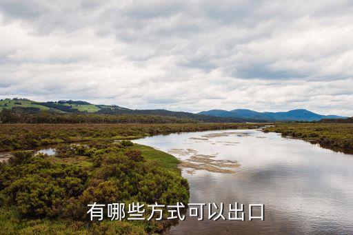 出口貿易方式，有哪些方式可以出口