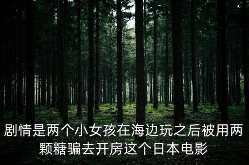 劇情是兩個小女孩在海邊玩之后被用兩顆糖騙去開房這個日本電影